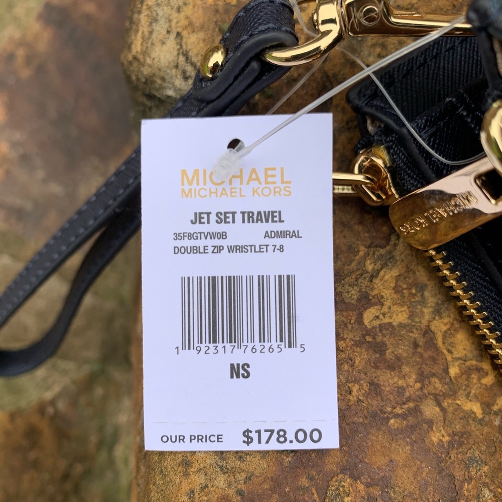 Michael Kors Admiral Double ZIP Wristlet NWT - Picture 5 of 6